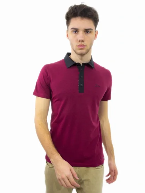 Dino - Тениска с яка Дино Slim Fit 50072