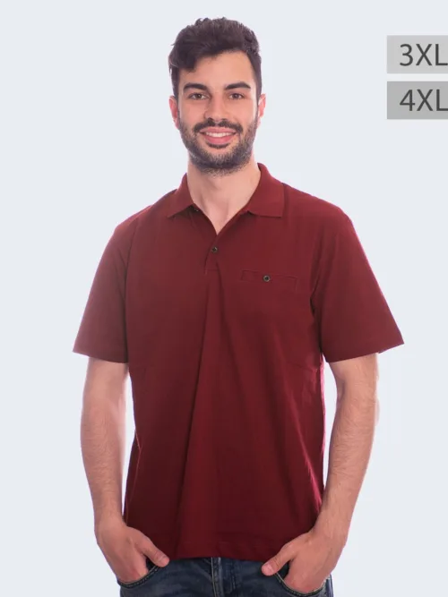 Dino - Тениска Basic Collar 5108