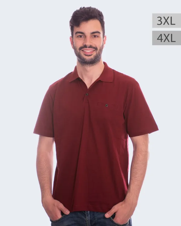 Dino - Тениска Basic Collar 5108