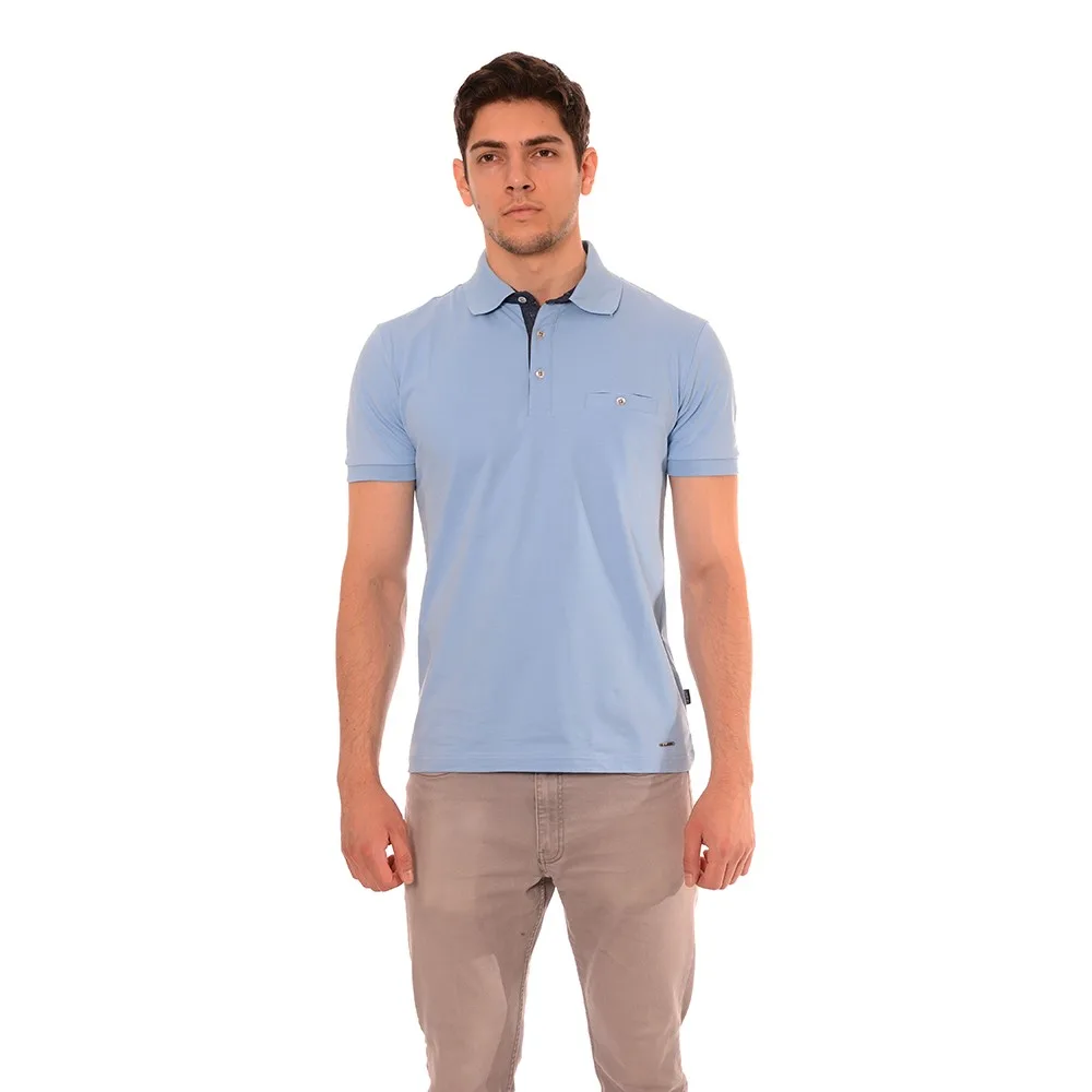 Dino - Тениска с яка Дино Slim Fit 50106